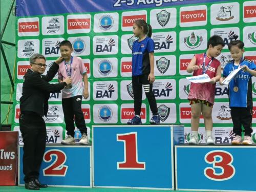 พิธีการมอบรางวัลการแข่งขันกีฬาแบดมินตัน รายการ BAT - RoiEt Junior Championship 2025 (Level 5)